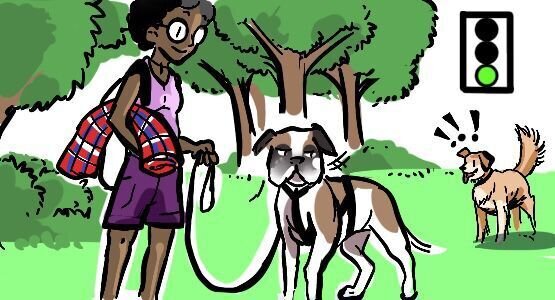 Werden die Calming Signals ignoriert, hilft nur noch die Flucht Es bleibt dem bedrängten Hund nur noch die Möglichkeit zu gehen oder sich zu stellen.